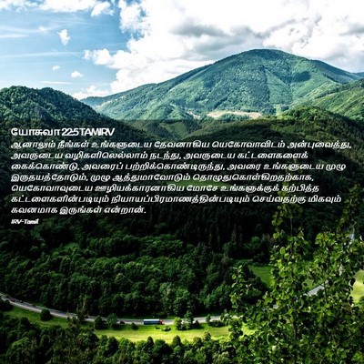 Picture 02 - யோசுவா 22:5 TAMIRV - ஆனாலும் நீங்கள் - Bible Verse Picture