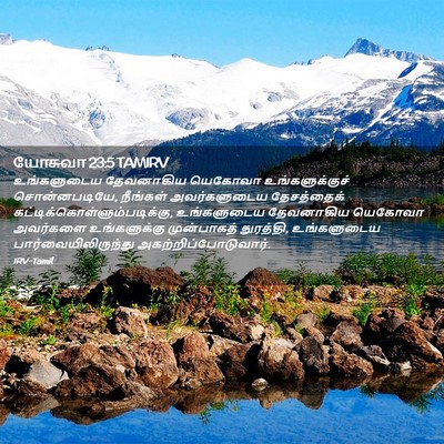 Picture 02 - யோசுவா 23:5 TAMIRV - உங்களுடைய - Bible Verse Picture
