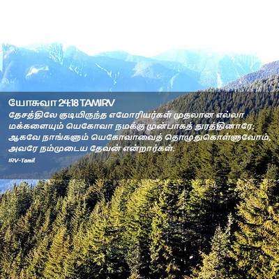 Picture 02 - யோசுவா 24:18 TAMIRV - தேசத்திலே - Bible Verse Picture