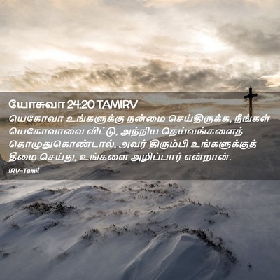 Picture 02 - யோசுவா 24:20 TAMIRV - யெகோவா உங்களுக்கு - Bible Verse Picture