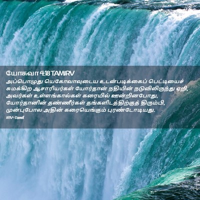 Picture 02 - யோசுவா 4:18 TAMIRV - அப்பொழுது - Bible Verse Picture