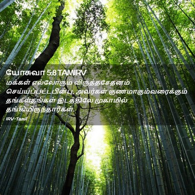 Picture 02 - யோசுவா 5:8 TAMIRV - மக்கள் எல்லோரும் - Bible Verse Picture