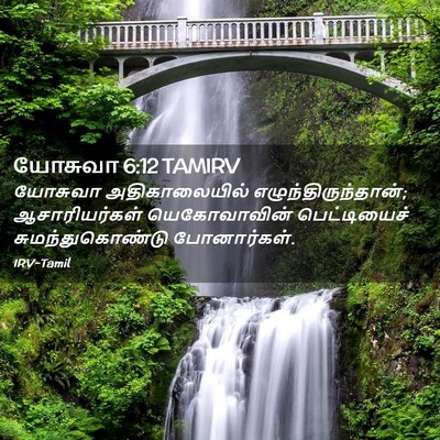 Picture 02 - யோசுவா 6:12 TAMIRV - யோசுவா - Bible Verse Picture