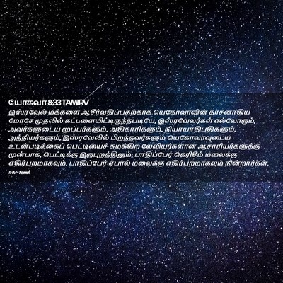Picture 02 - யோசுவா 8:33 TAMIRV - இஸ்ரவேல் மக்களை - Bible Verse Picture