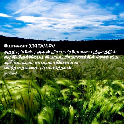 Picture 02 - யோசுவா 8:34 TAMIRV - அதற்குப்பின்பு - Bible Verse Picture
