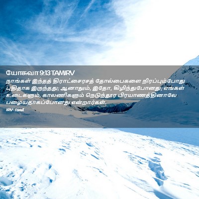 Picture 02 - யோசுவா 9:13 TAMIRV - நாங்கள் இந்தத் - Bible Verse Picture