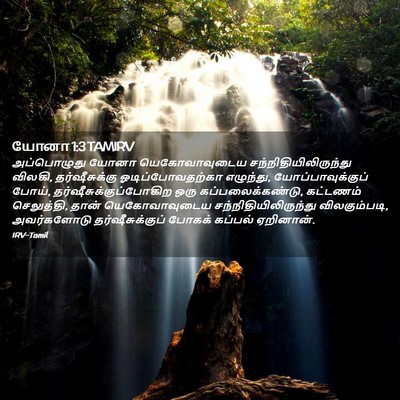 Picture 02 - யோனா 1:3 TAMIRV - அப்பொழுது யோனா - Bible Verse Picture