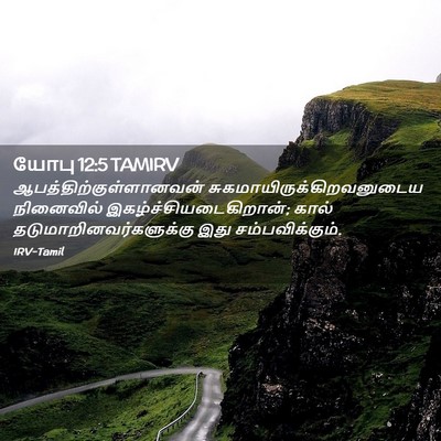 Picture 02 - யோபு 12:5 TAMIRV -  - Bible Verse Picture