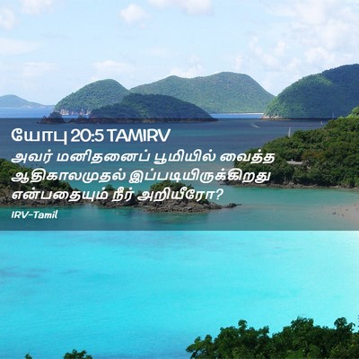 Picture 02 - யோபு 20:5 TAMIRV - அவர் மனிதனைப் - Bible Verse Picture