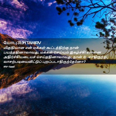 Picture 02 - யோபு 31:34 TAMIRV - மிகுதியான என் - Bible Verse Picture