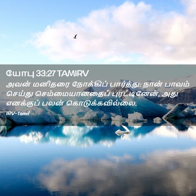 Picture 02 - யோபு 33:27 TAMIRV - அவன் மனிதரை - Bible Verse Picture