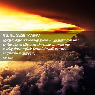 Picture 02 - யோபு 33:29 TAMIRV - இதோ, தேவன் - Bible Verse Picture