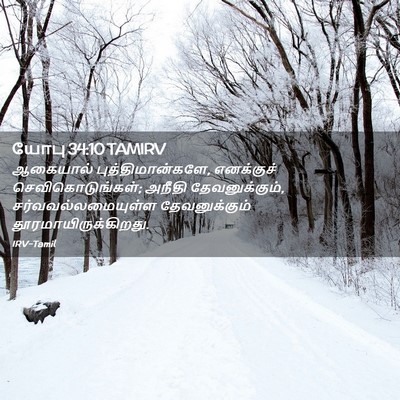 Picture 02 - யோபு 34:10 TAMIRV - ஆகையால் - Bible Verse Picture
