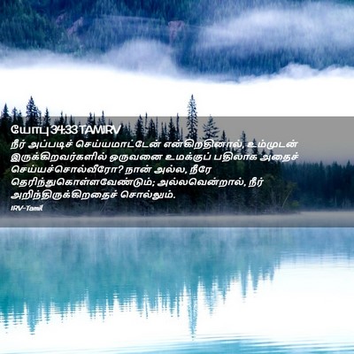 Picture 02 - யோபு 34:33 TAMIRV - நீர் அப்படிச் - Bible Verse Picture