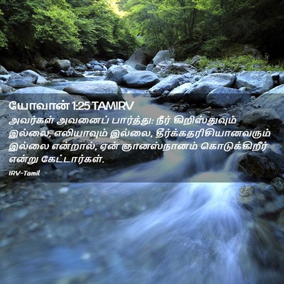 Picture 02 - யோவான் 1:25 TAMIRV - அவர்கள் அவனைப் - Bible Verse Picture