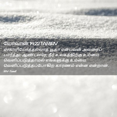 Picture 02 - யோவான் 14:22 TAMIRV - ஸ்காரியோத்தல்லாத - Bible Verse Picture