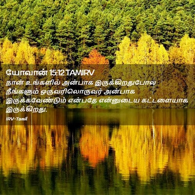 Picture 02 - யோவான் 15:12 TAMIRV - நான் உங்களில் - Bible Verse Picture