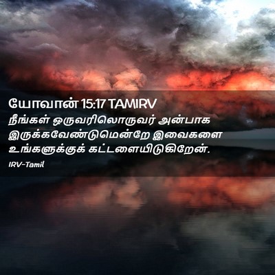 Picture 02 - யோவான் 15:17 TAMIRV - நீங்கள் - Bible Verse Picture