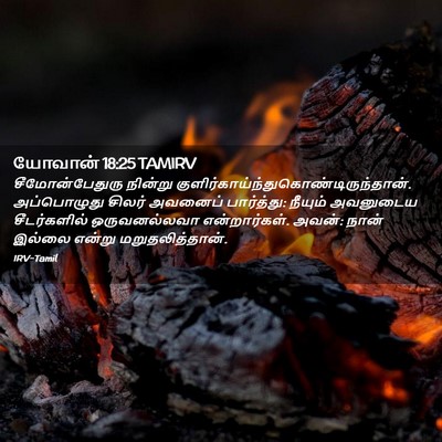 Picture 02 - யோவான் 18:25 TAMIRV - சீமோன்பேதுரு - Bible Verse Picture