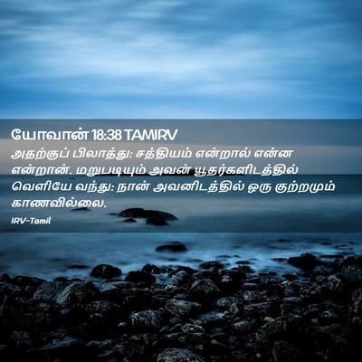 Picture 02 - யோவான் 18:38 TAMIRV - அதற்குப் - Bible Verse Picture