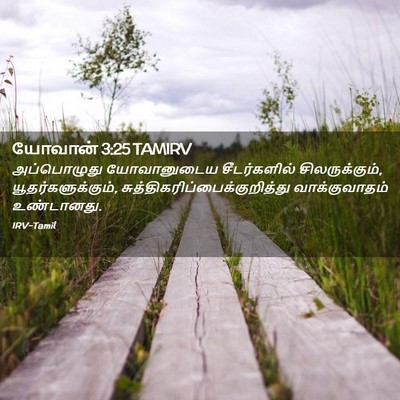 Picture 02 - யோவான் 3:25 TAMIRV - அப்பொழுது - Bible Verse Picture