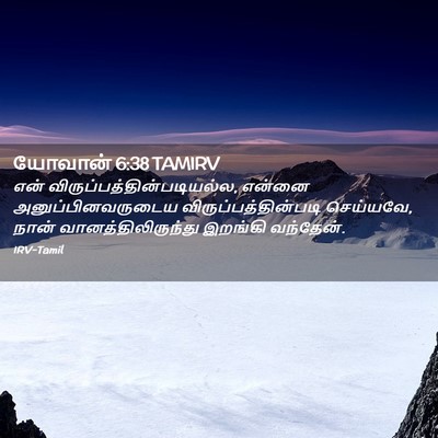 Picture 02 - யோவான் 6:38 TAMIRV - என் - Bible Verse Picture
