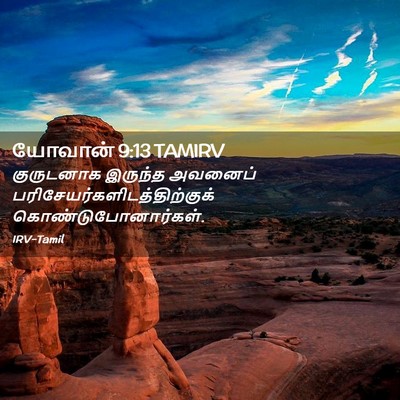 Picture 02 - யோவான் 9:13 TAMIRV - குருடனாக இருந்த - Bible Verse Picture