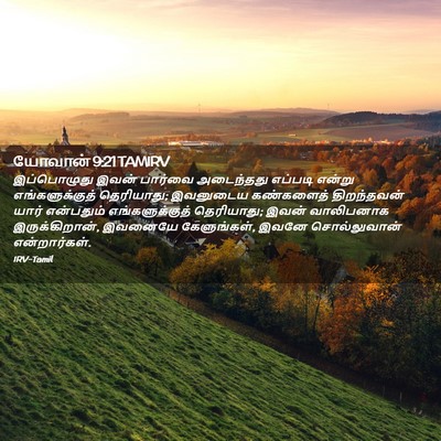 Picture 02 - யோவான் 9:21 TAMIRV - இப்பொழுது இவன் - Bible Verse Picture