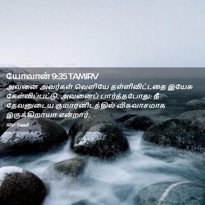 Picture 02 - யோவான் 9:35 TAMIRV - அவனை அவர்கள் - Bible Verse Picture
