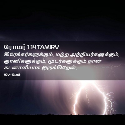 Picture 02 - ரோமர் 1:14 TAMIRV -  - Bible Verse Picture