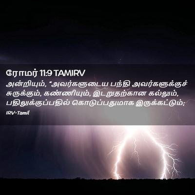 Picture 02 - ரோமர் 11:9 TAMIRV - அன்றியும், - Bible Verse Picture