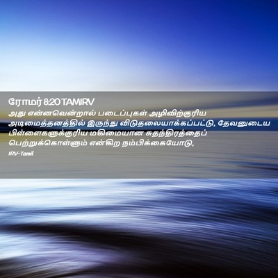 Picture 02 - ரோமர் 8:20 TAMIRV - அது என்னவென்றால் - Bible Verse Picture