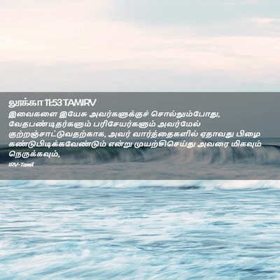 Picture 02 - லூக்கா 11:53 TAMIRV - இவைகளை இயேசு - Bible Verse Picture