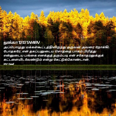 Picture 02 - லூக்கா 12:13 TAMIRV - அப்பொழுது - Bible Verse Picture
