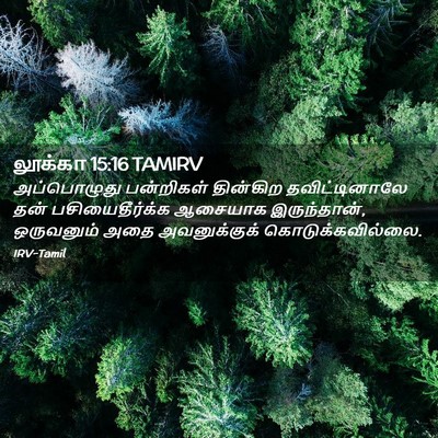 Picture 02 - லூக்கா 15:16 TAMIRV - அப்பொழுது - Bible Verse Picture