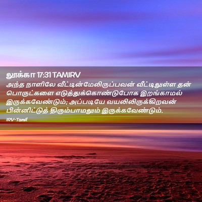 Picture 02 - லூக்கா 17:31 TAMIRV - அந்த நாளிலே - Bible Verse Picture