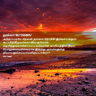 Picture 02 - லூக்கா 18:7 TAMIRV - அந்தப்படியே தேவன் - Bible Verse Picture