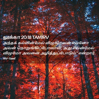 Picture 02 - லூக்கா 20:18 TAMIRV - அந்தக் - Bible Verse Picture