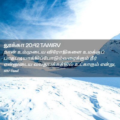 Picture 02 - லூக்கா 20:42 TAMIRV - நான் உம்முடைய - Bible Verse Picture