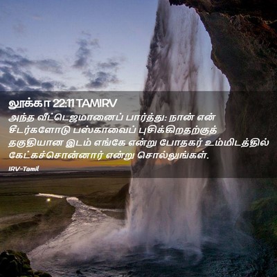 Picture 02 - லூக்கா 22:11 TAMIRV - அந்த - Bible Verse Picture