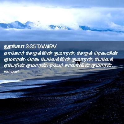 Picture 02 - லூக்கா 3:35 TAMIRV - நாகோர் சேரூக்கின் - Bible Verse Picture
