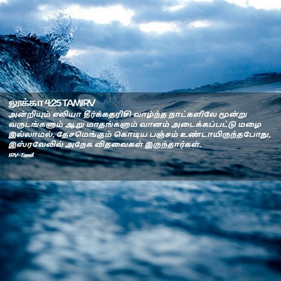 Picture 02 - லூக்கா 4:25 TAMIRV - அன்றியும் எலியா - Bible Verse Picture