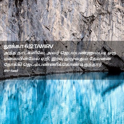 Picture 02 - லூக்கா 6:12 TAMIRV - அந்த நாட்களிலே, - Bible Verse Picture