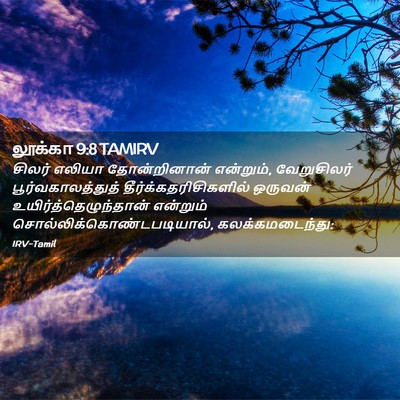 Picture 02 - லூக்கா 9:8 TAMIRV - சிலர் எலியா - Bible Verse Picture