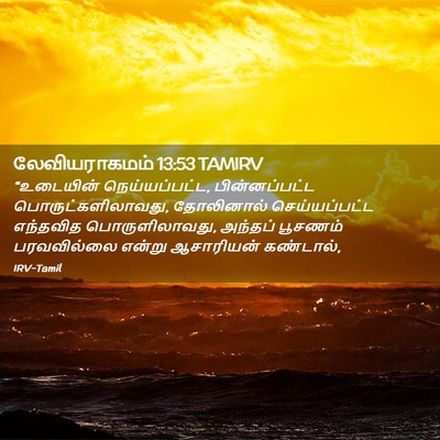 Picture 02 - லேவியராகமம் 13:53 TAMIRV - “உடையின் - Bible Verse Picture