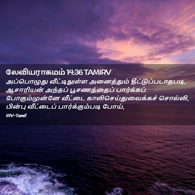 Picture 02 - லேவியராகமம் 14:36 TAMIRV - அப்பொழுது - Bible Verse Picture