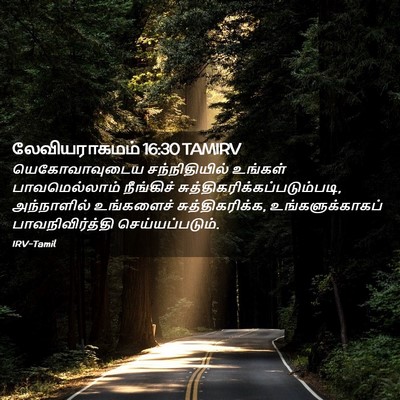 Picture 02 - லேவியராகமம் 16:30 TAMIRV - யெகோவாவுடைய - Bible Verse Picture