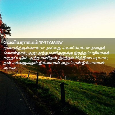 Picture 02 - லேவியராகமம் 17:4 TAMIRV - முகாமிற்குள்ளேயோ - Bible Verse Picture