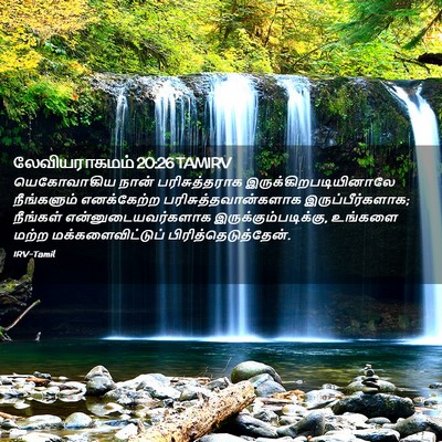 Picture 02 - லேவியராகமம் 20:26 TAMIRV - யெகோவாகிய நான் - Bible Verse Picture