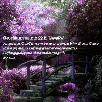 Picture 02 - லேவியராகமம் 22:15 TAMIRV - அவர்கள் - Bible Verse Picture